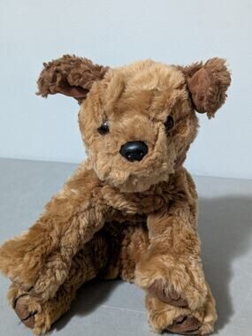 Vintage 1996 Ty Classic CHIPS the Terrier Dog Plush Brown Stuffed Animal Retired